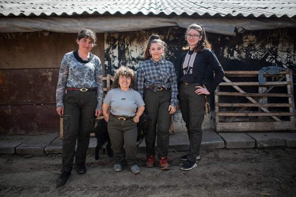 women at farm