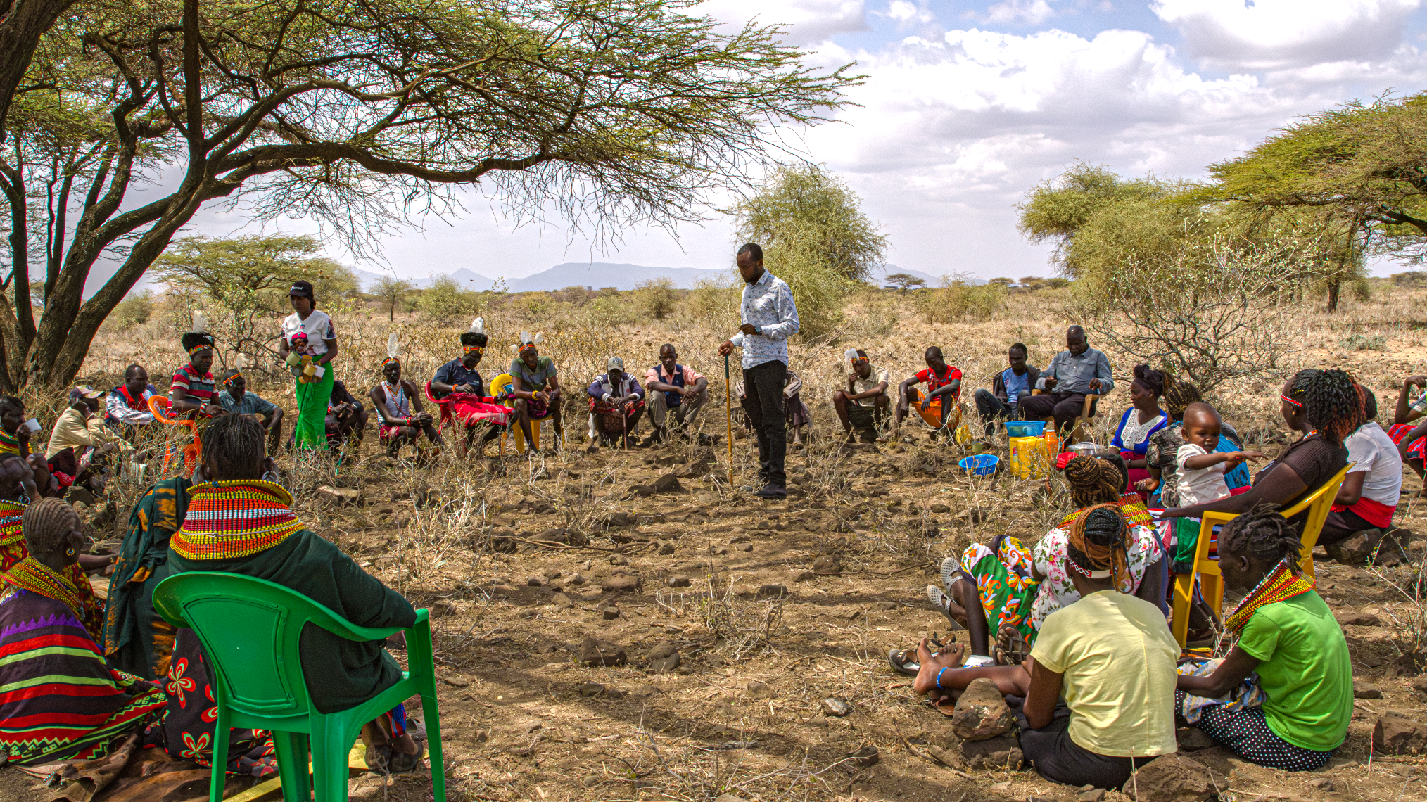 Community meetings during the consultation and consent seeking for the LBO-3 case study