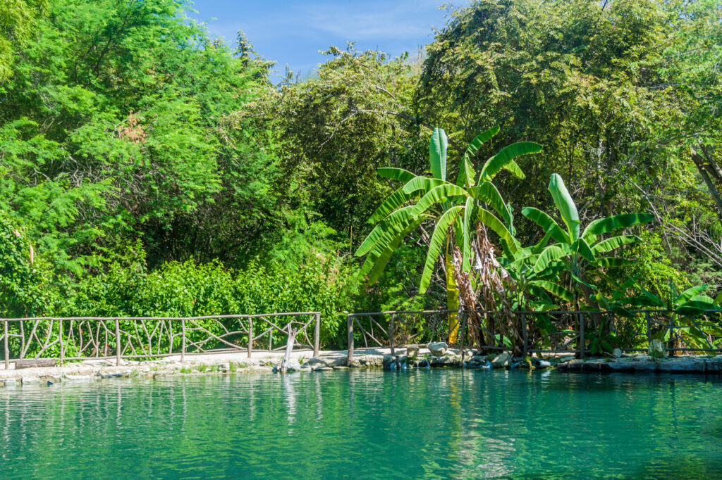 Bassin de soufre, Agua Blanca